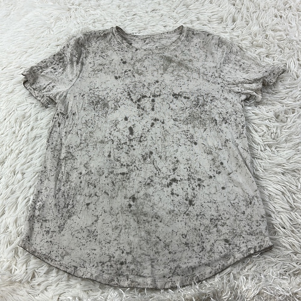 Lululemon Love Crew T-Shirt Cirrus Wash White Opal Raw Linen Rover